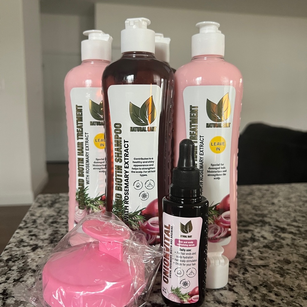 Natural Sant - Onion and Rosemary Extract haircare set (6 items) - Picture 5 of 6